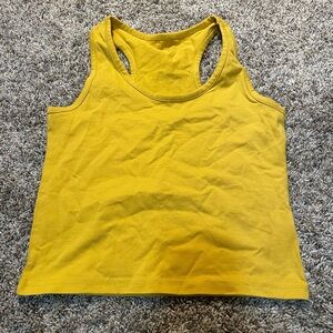 Mustard Yellow tank